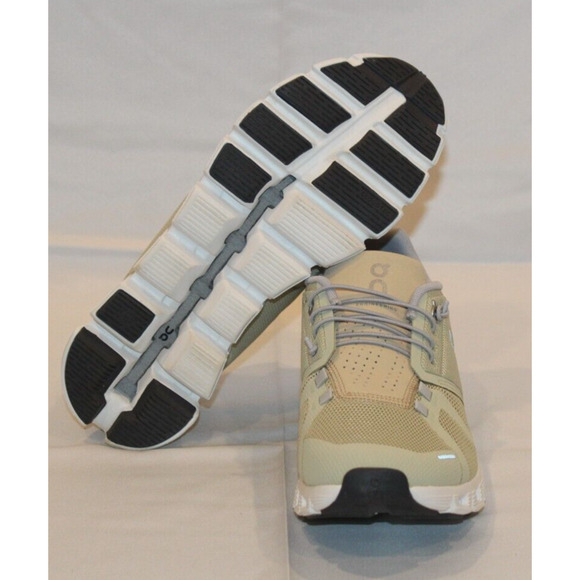 NIB ON CLOUD WOMEN'S CLOUD 5 RUNNING SHOES SNEAKERS HAZE SAND SZ 10 NEW - Picture 6 of 7